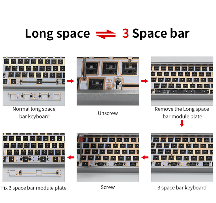 SKYLOONG-GK64X-GK64XS-Tastatur-Kit-RGB-Hot-Swappable-60-programmierbar-mit-Bluetooth-Wired-Case-Cust-1982962-8